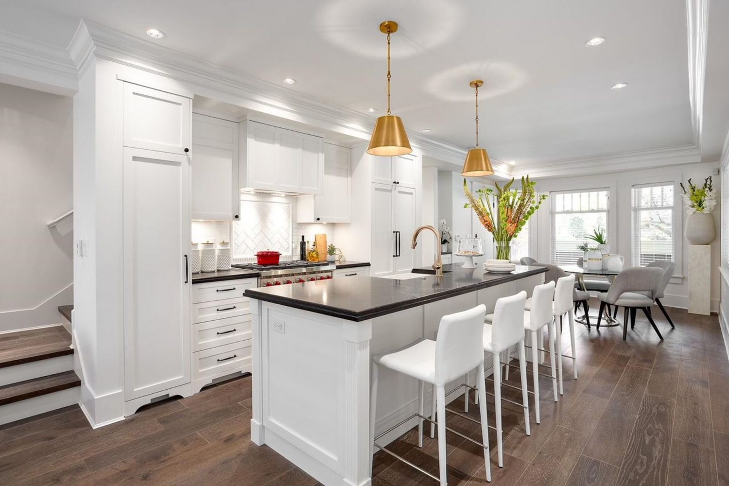 Interior view of kitchen.